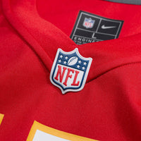 Kansas City Chiefs Jeffrey Bassa Nike Red Team Game Jersey