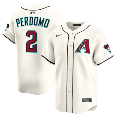Arizona Diamondbacks Geraldo Perdomo Nike Cream Home Limited Player Jersey