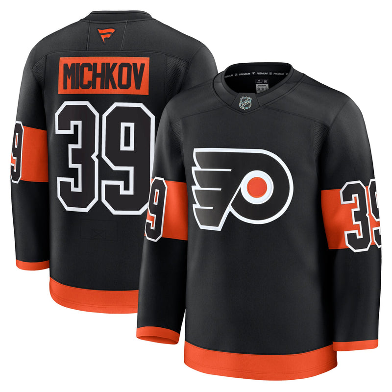 Philadelphia Flyers Matvei Michkov Fanatics Black Alternate Premium Jersey