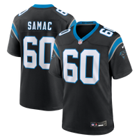 Carolina Panthers Nick Samac Nike Black Team Game Jersey