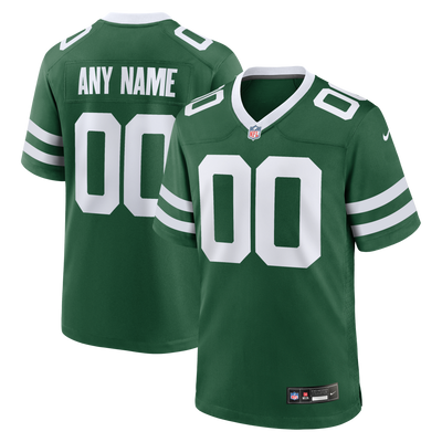 New York Jets Nike Legacy Green Custom Game Jersey