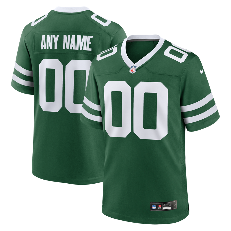 New York Jets Nike Legacy Green Custom Game Jersey
