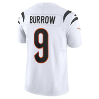Cincinnati Bengals Joe Burrow Nike White Vapor F.U.S.E. Limited Jersey