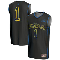 #1 Delaware Fightin' Blue Hens GameDay Greats Lightweight Basketball Jersey - Black