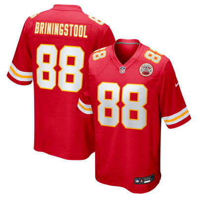Kansas City Chiefs Jake Briningstool Nike Red Team Game Jersey