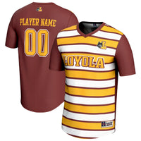 Loyola Chicago Ramblers GameDay Greats Collegiate Soccer NIL Pick-A-Player Fashion Jersey - Maroon/Gold