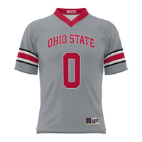 #0 Ohio State Buckeyes GameDay Greats Lightweight Lacrosse Jersey - Gray