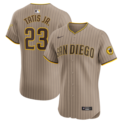 San Diego Padres Fernando Tatis Jr. Nike Sand Alternate Elite Player Jersey