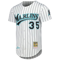 Florida Marlins Dontrelle Willis Mitchell & Ness White Cooperstown Collection Authentic Jersey
