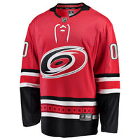 Carolina Hurricanes Fanatics Red Alternate Breakaway Custom Jersey