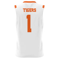 #1 Clemson Tigers GameDay Greats Lightweight Basketball Jersey - White
