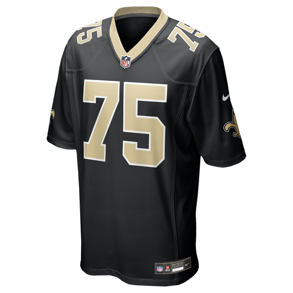 New Orleans Saints Taliese Fuaga Nike Black Player Game Jersey