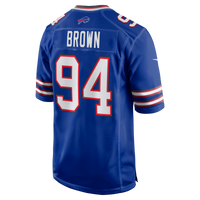 Buffalo Bills Andrew Brown Nike Royal Game Jersey