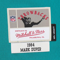 Miami Dolphins Mark Duper Mitchell & Ness Aqua Legacy Replica Jersey