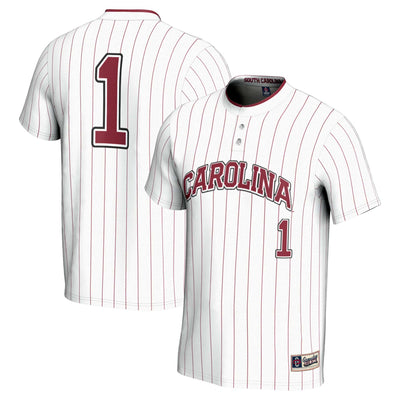 #1 South Carolina Gamecocks GameDay Greats Lightweight Softball Jersey - White