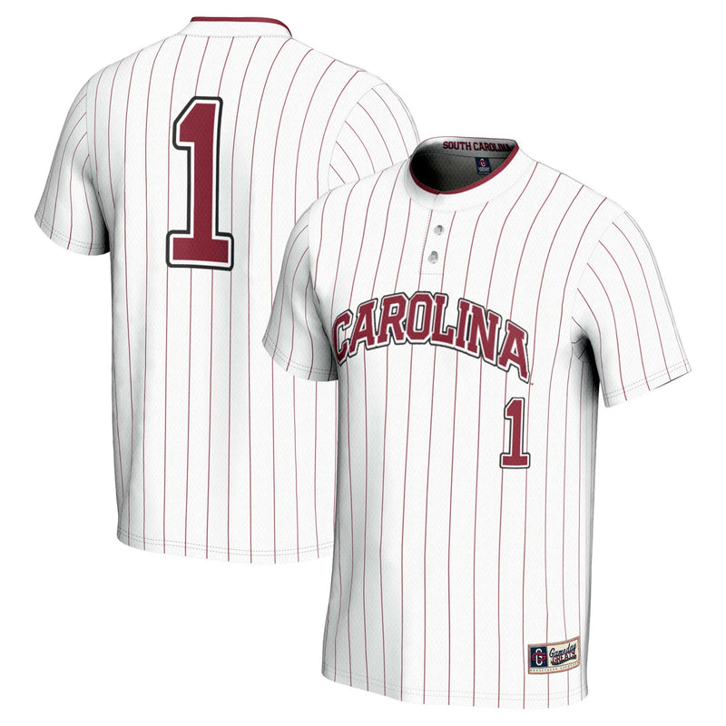 #1 South Carolina Gamecocks GameDay Greats Lightweight Softball Jersey - White
