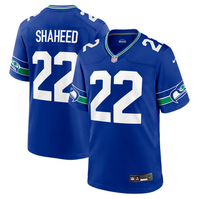 Seattle Seahawks Rashid Shaheed Nike Royal Alternate Game Jersey
