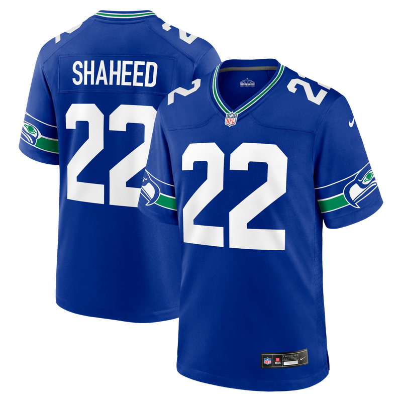 Seattle Seahawks Rashid Shaheed Nike Royal Alternate Game Jersey