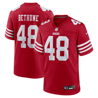 San Francisco 49ers Tatum Bethune Nike Scarlet Game Jersey