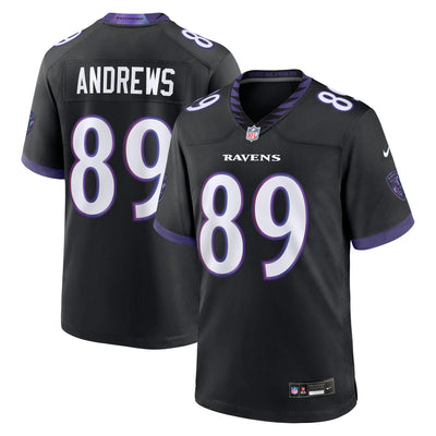 Baltimore Ravens Mark Andrews Nike Black Alternate Game Jersey