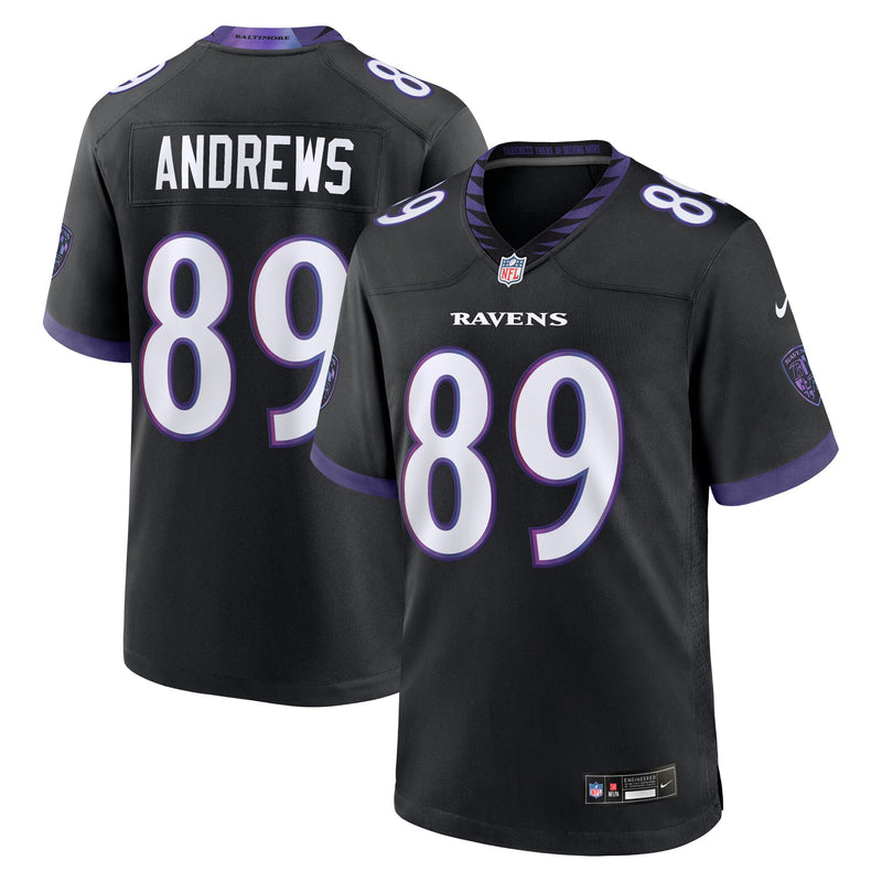 Baltimore Ravens Mark Andrews Nike Black Alternate Game Jersey
