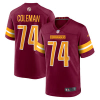 Washington Commanders Brandon Coleman Nike Burgundy Game Jersey