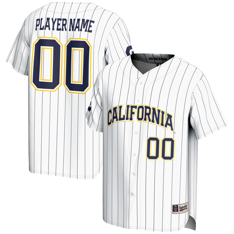 Cal Bears GameDay Greats NIL Pick-A-Player Lightweight Baseball Jersey - White