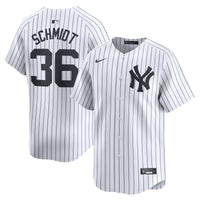 New York Yankees Clarke Schmidt Nike White Home Limited Player Jersey