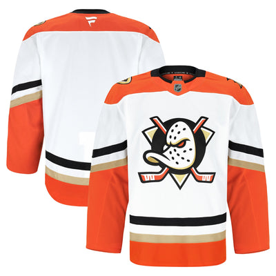 Anaheim Ducks Fanatics White Away Authentic Pro Jersey