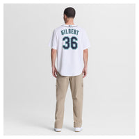 Seattle Mariners Logan Gilbert Nike White Home Replica Jersey