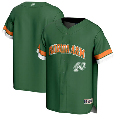 Florida A&M Rattlers GameDay Greats Spirit Baseball Jersey - Green