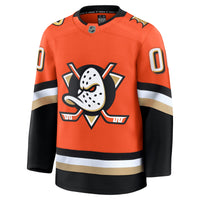 Anaheim Ducks Fanatics Orange Home Premium Custom Jersey