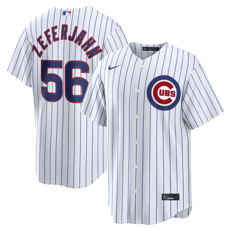 Chicago Cubs Ryan Zeferjahn Nike White Home Replica Jersey