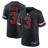 Arizona Cardinals Budda Baker Nike Black Game Jersey