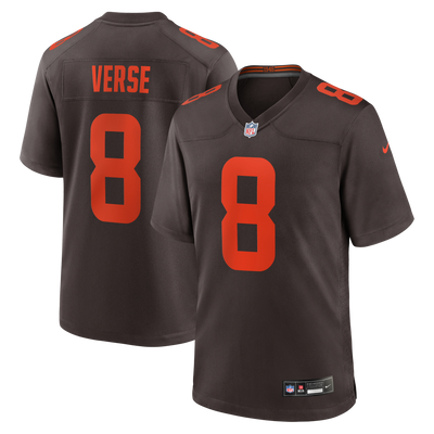 Cleveland Browns Jared Verse Nike Brown Nike Game Jersey