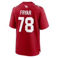Arizona Cardinals Josh Fryar Nike Cardinal Team Game Jersey