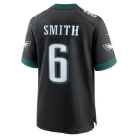 Philadelphia Eagles DeVonta Smith Nike Black Alternate Game Jersey