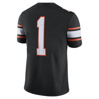 Nike #1 Black Oklahoma State Cowboys Game Jersey