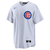 Chicago Cubs Nico Hoerner Nike White Replica Player Jersey