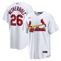 St. Louis Cardinals JJ Wetherholt Nike White Home Replica Jersey