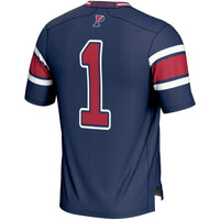 #1 Pennsylvania Quakers GameDay Greats Endzone Football Jersey - Navy