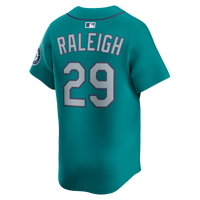 Seattle Mariners Cal Raleigh Nike Teal Alternate Limited Jersey