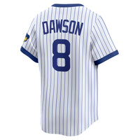 Chicago Cubs Andre Dawson Nike White Throwback Cooperstown Collection Limited Jersey