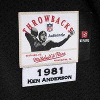 Cincinnati Bengals 1981 Ken Anderson Mitchell & Ness Black Authentic Throwback Retired Player Jersey