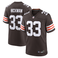 Cleveland Browns Ronnie Hickman Nike Brown Team Game Jersey