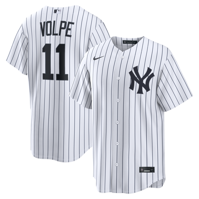New York Yankees Anthony Volpe Nike White Home Replica Jersey