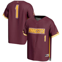 #1 Minnesota Golden Gophers GameDay Greats Lightweight Baseball Jersey - Maroon