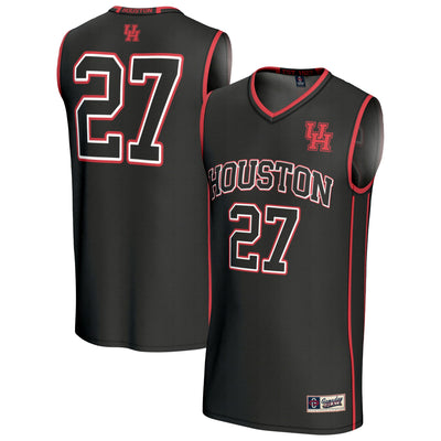 Houston Cougars GameDay Greats Lightweight Collegiate Basketball Fashion Jersey - Black