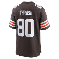 Cleveland Browns Jamari Thrash Nike Brown Team Game Jersey
