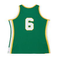 Bill Russell San Francisco Dons Mitchell & Ness 1955/56 Swingman Jersey - Green